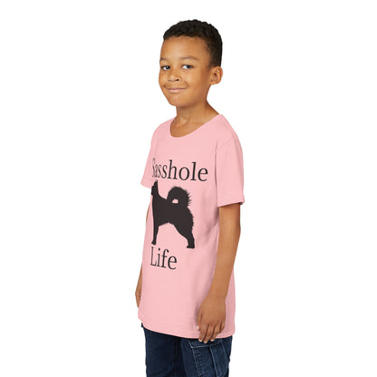 Sasshole Life Youth Unisex Short Sleeve Crewneck Tee