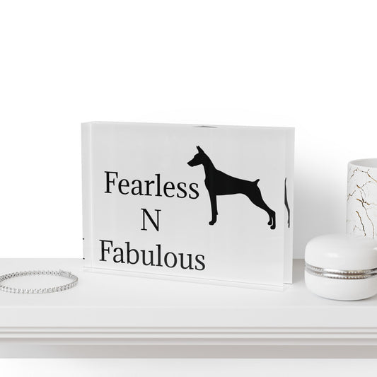 Fearless N Fabulous Acrylic Photo Block