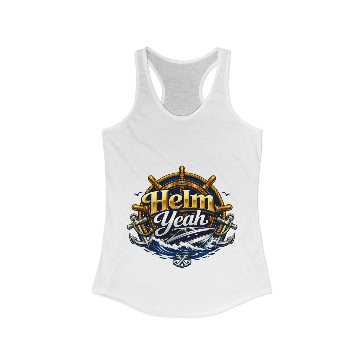 Helm Yeah Women's Racerback Tank