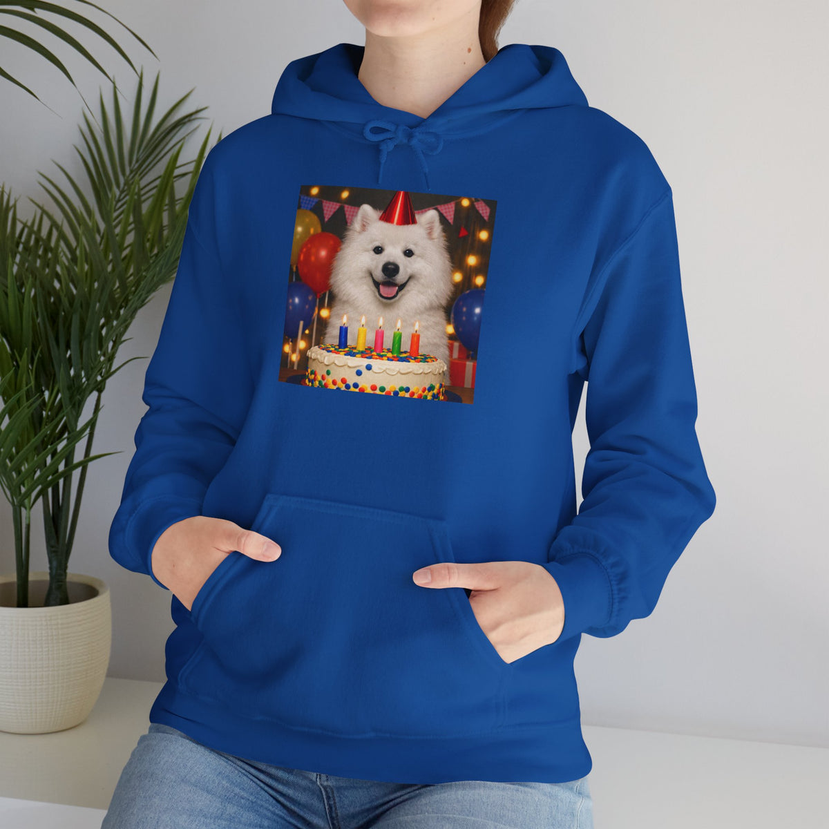 Birthday Buddy Samoyed Unisex Hoodie