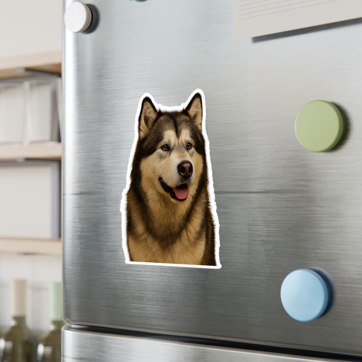 Malamute Head Vinyl Decal