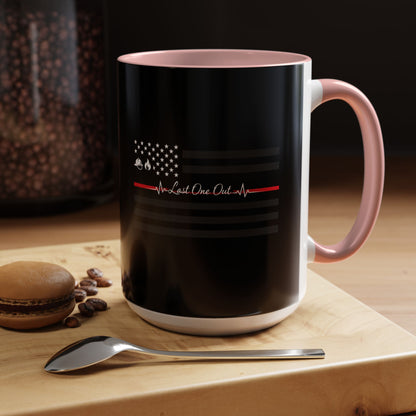 Thin Red Line 2-Tone Coffee Mug