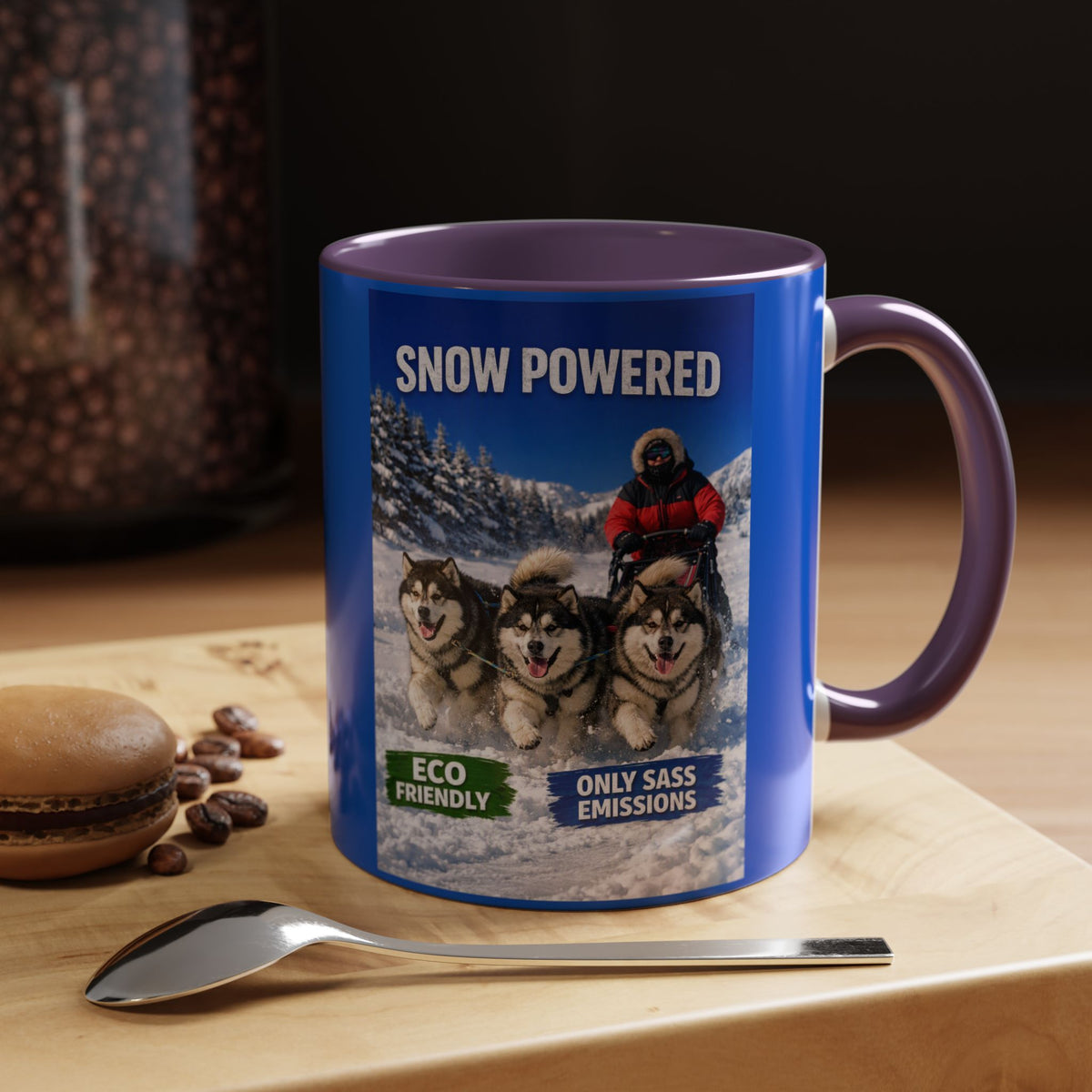 Snow Powered 2-Tone Coffee Mug