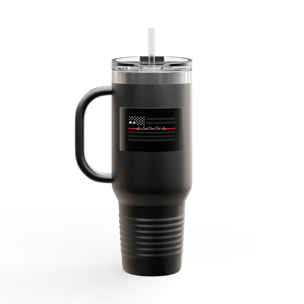 Thin Red Line Insulated Travel Mug