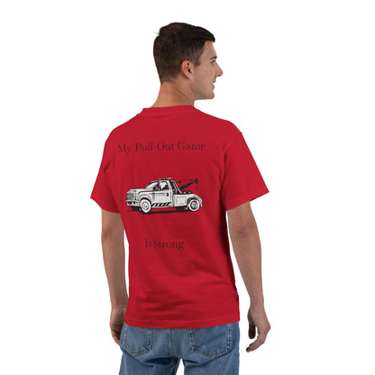 Pull Out Wheel Lift Tow Truck Men's Short-Sleeve Crewneck Tee