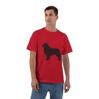 Newfie Silhouette Men's Short-Sleeve Crewneck Tee