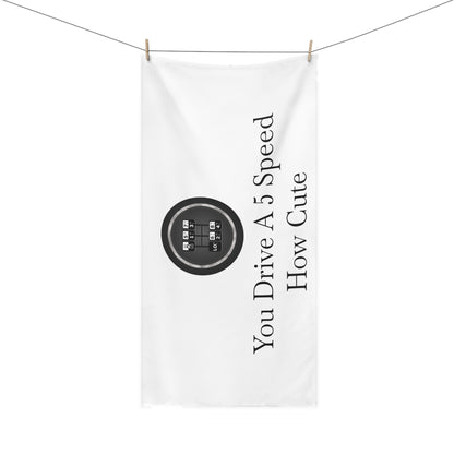 5 Speed How Cute Mink-Cotton  Beach Towel