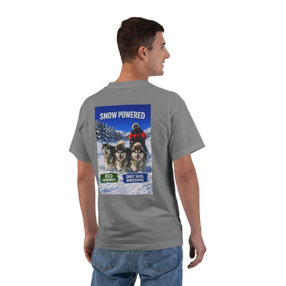 Snow Powered Men's Short-Sleeve Crewneck Tee