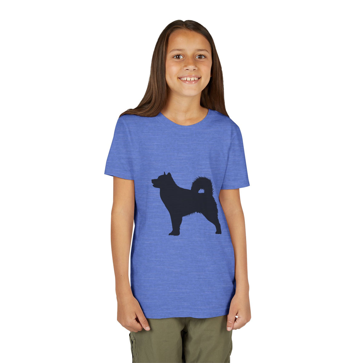 Malamute Silhouette Youth Unisex Short Sleeve Crewneck Tee