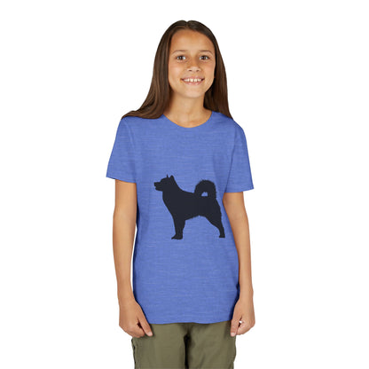 Malamute Silhouette Youth Unisex Short Sleeve Crewneck Tee