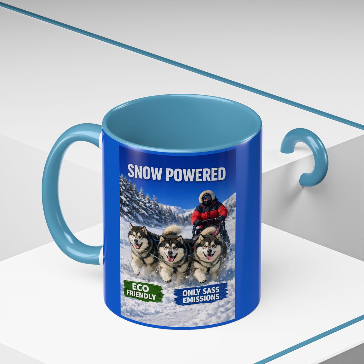 Snow Powered 2-Tone Coffee Mug