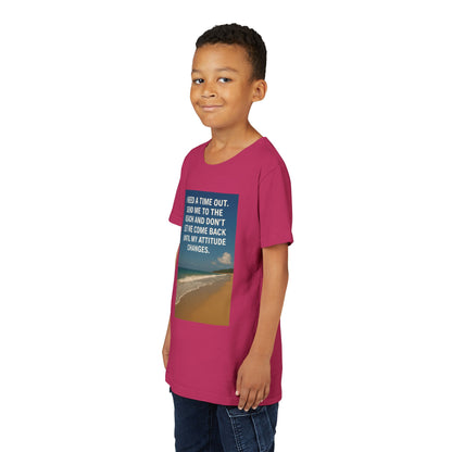 Time Out Youth Unisex Short Sleeve Crewneck Tee