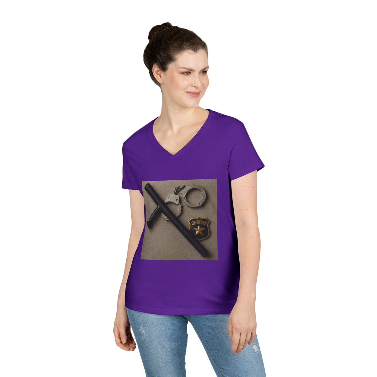 Law Enforcement Appreciation Women's V-Neck Tee