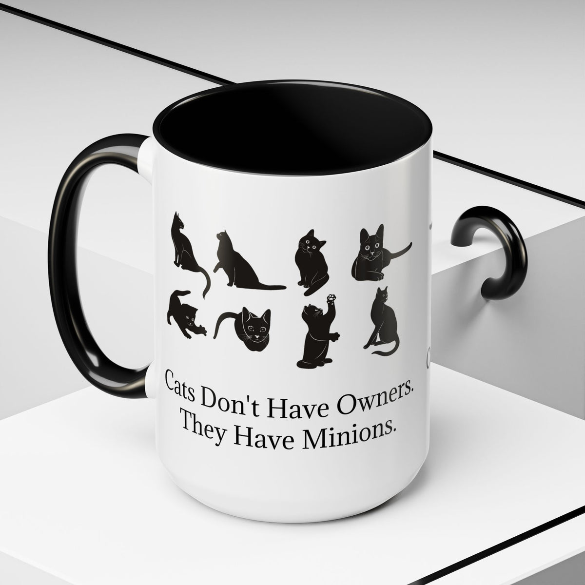 Cat Minions 2-Tone Coffee Mug