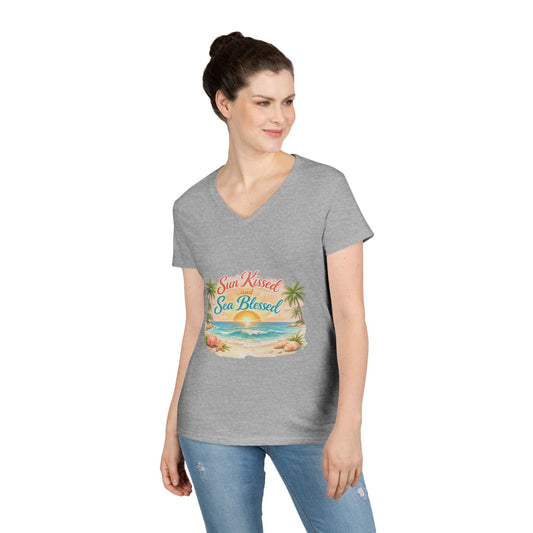 Sun Kissed Women's V-Neck Tee
