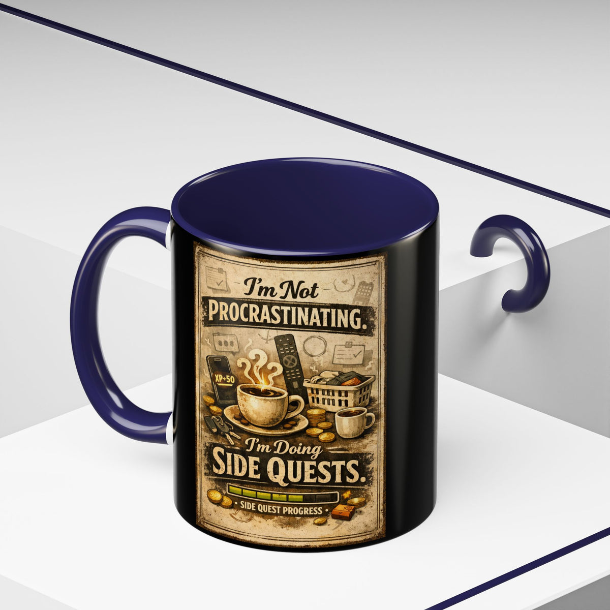 Procrastinating 2-Tone Coffee Mug