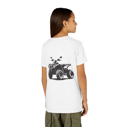 Off The Beaten Path Quad Youth Unisex Short Sleeve Crewneck Tee