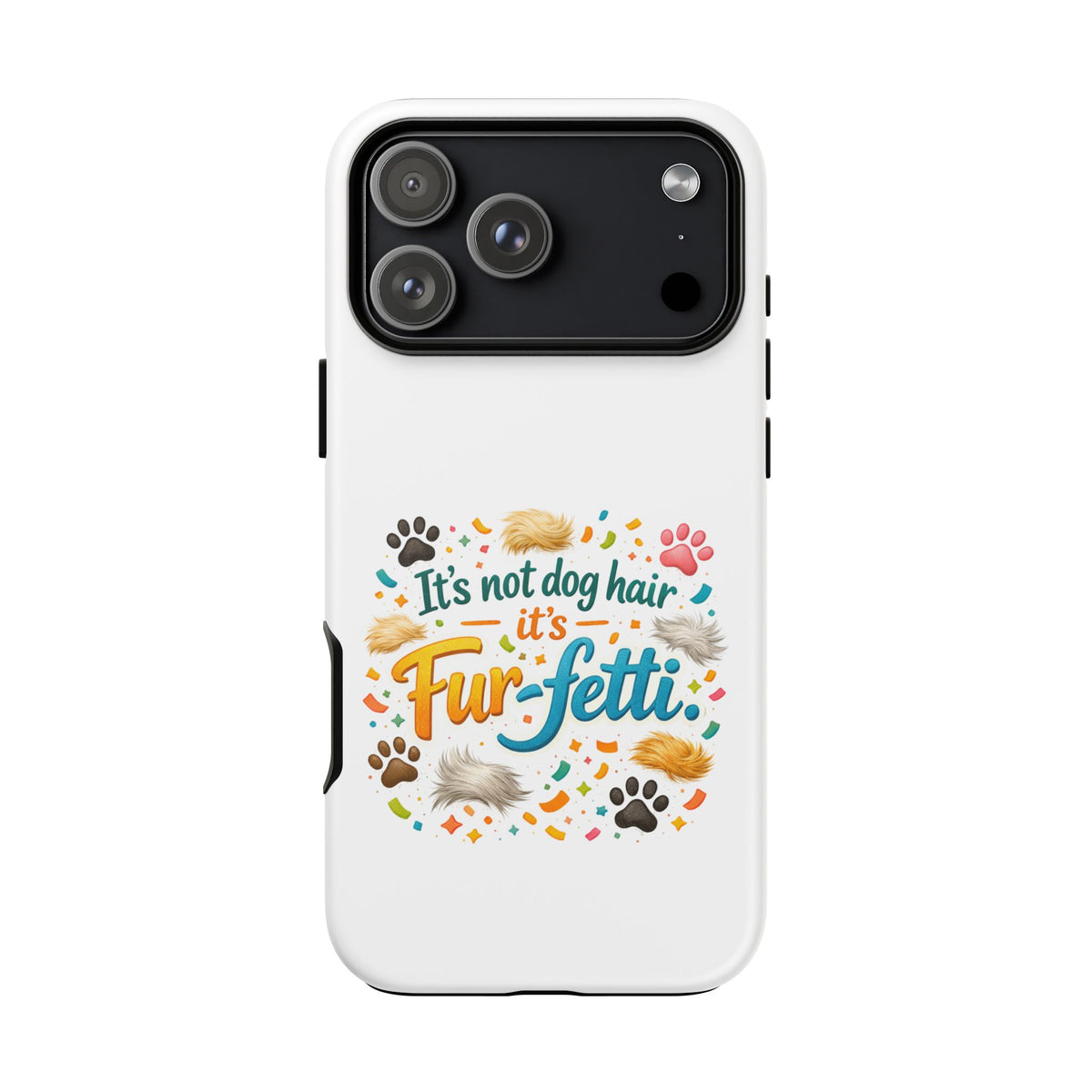 Fur-Fetti Dog iPhone Case