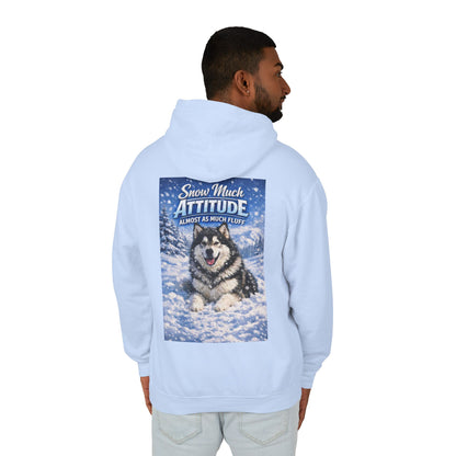 Snow Much Attitude Unisex Lightweight Hoodie