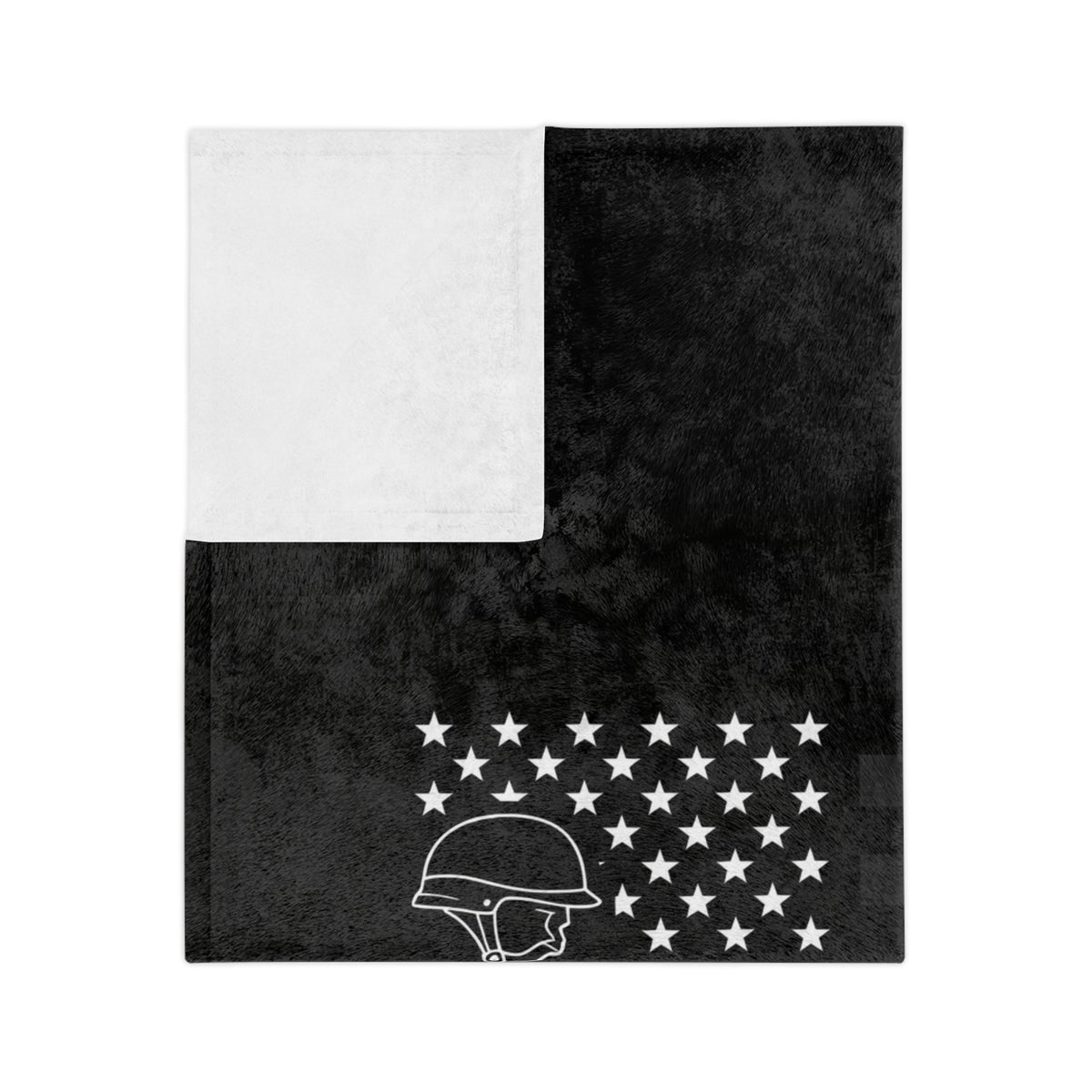 Thin Green Line Velveteen Microfiber Blanket