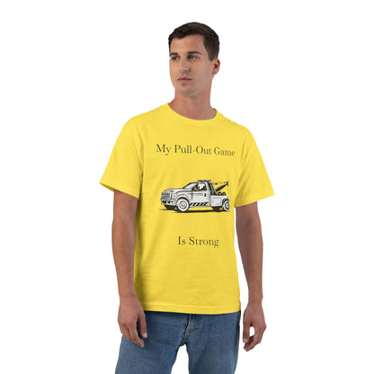 Pull Out Wheel Lift Tow Truck Men's Short-Sleeve Crewneck Tee