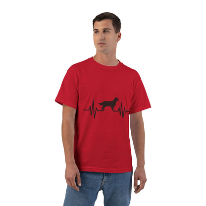My Heart Beats For Goldens Men's Short-Sleeve Crewneck Tee