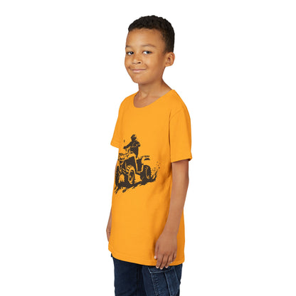 Slingin' Mud Quad Youth Unisex Short Sleeve Crewneck Tee