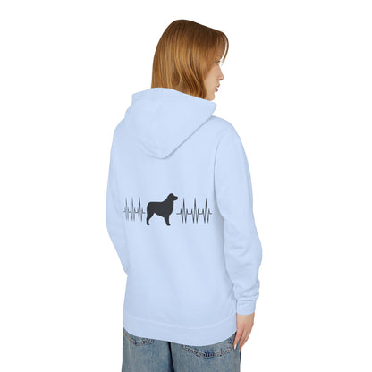 My Heart Beats For Aussies Unisex Lightweight Hoodie