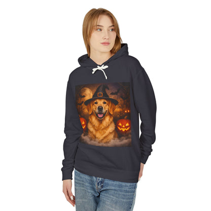 Witch Hat Pack Golden Unisex Lightweight Hoodie