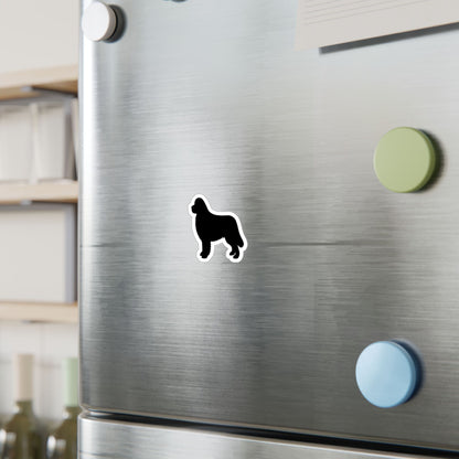 Newfie Silhouette Vinyl Decal