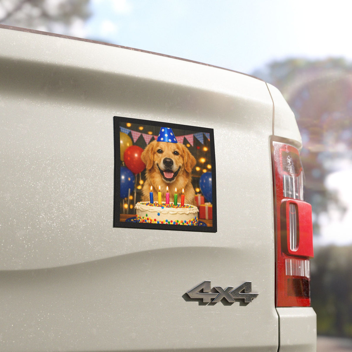 Birthday Buddy Golden Indoor/Outdoor Magnet
