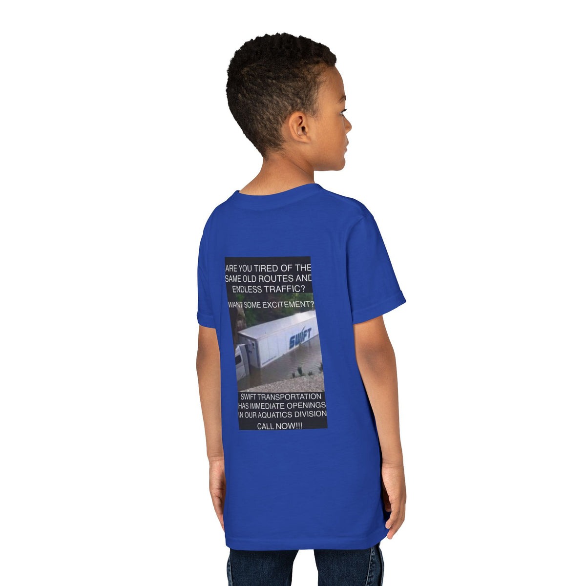 Swift Aquatics Youth Unisex Short Sleeve Crewneck Tee