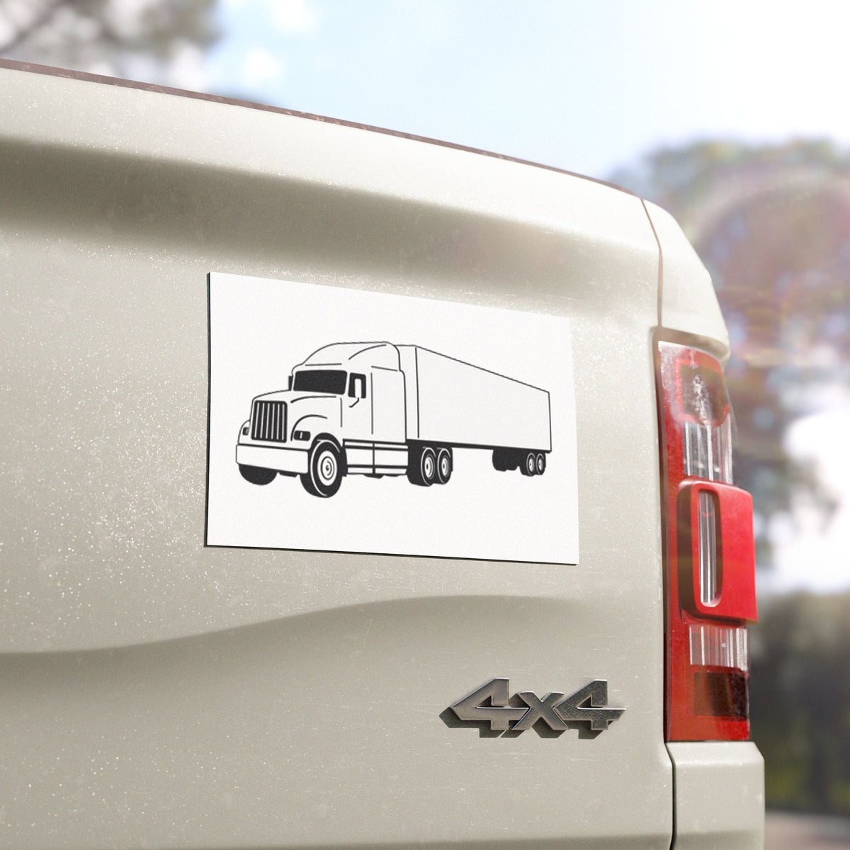 Semi Truck Indoor/Outdoor Magnet