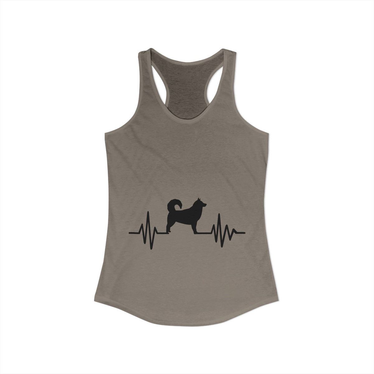 My Heart Beats For Malamutes Women's Racerback Tank