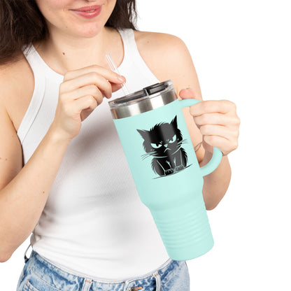 Angry Cat Insulated Travel Mug