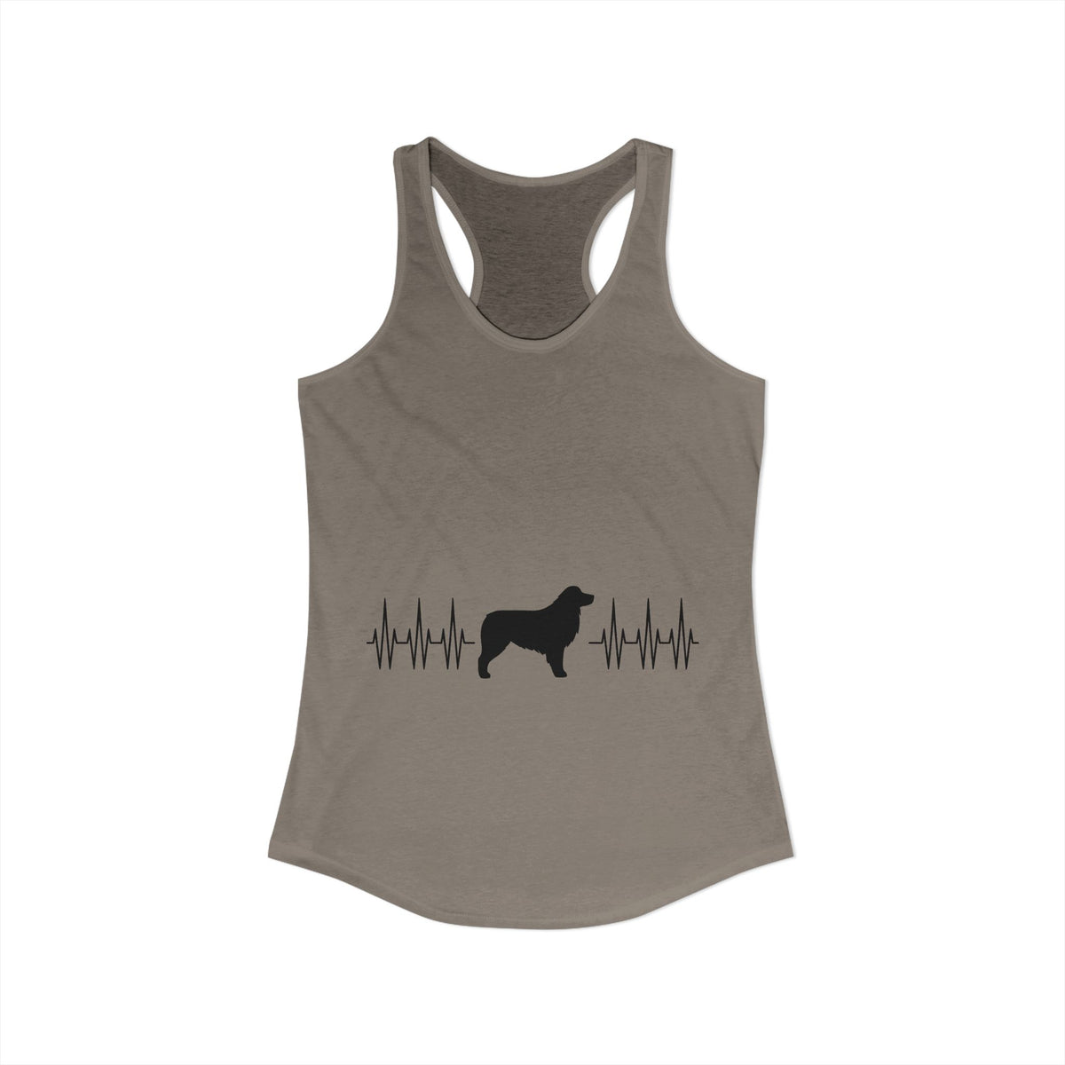My Heart Beats For Aussies Women's Racerback Tank