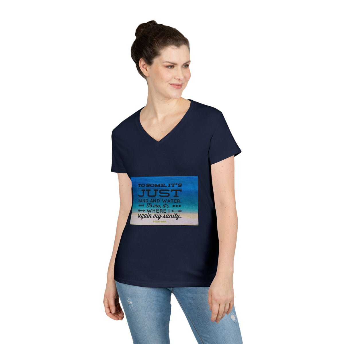 Dr. Beach Women's V-Neck Tee