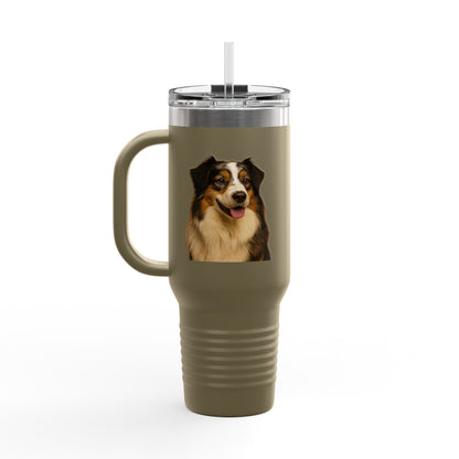 Aussie Head  Insulated Travel Mug