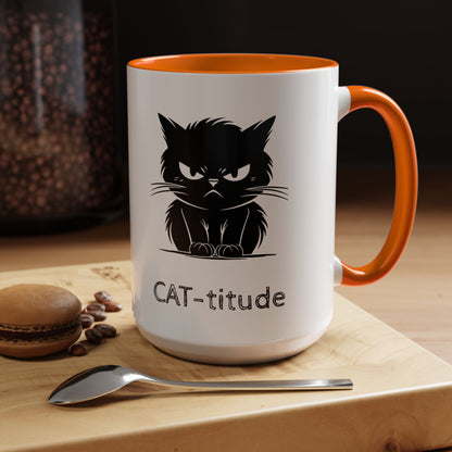 CAT-titude 2-Tone Coffee Mug