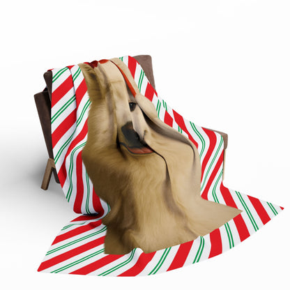 Santa Paws Samoyed Arctic Fleece Blanket