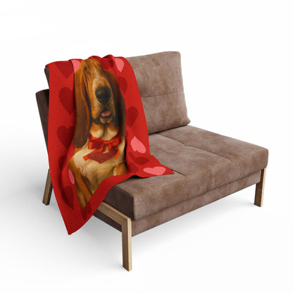 Cupid's Companion Basset Arctic Fleece Blanket