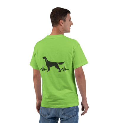 My Heart Beats For English Setters Men's Short-Sleeve Crewneck Tee