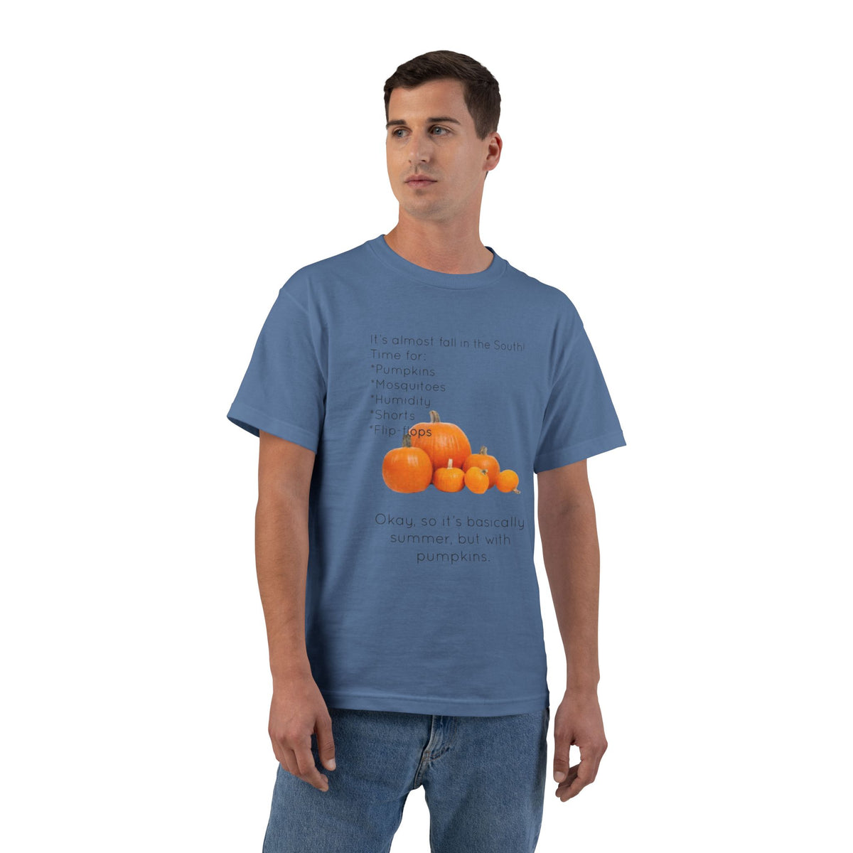 Fall In The South Men's Short-Sleeve Crewneck Tee