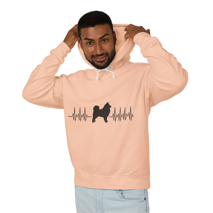 My Heart Beats For Samoyeds Unisex Lightweight Hoodie