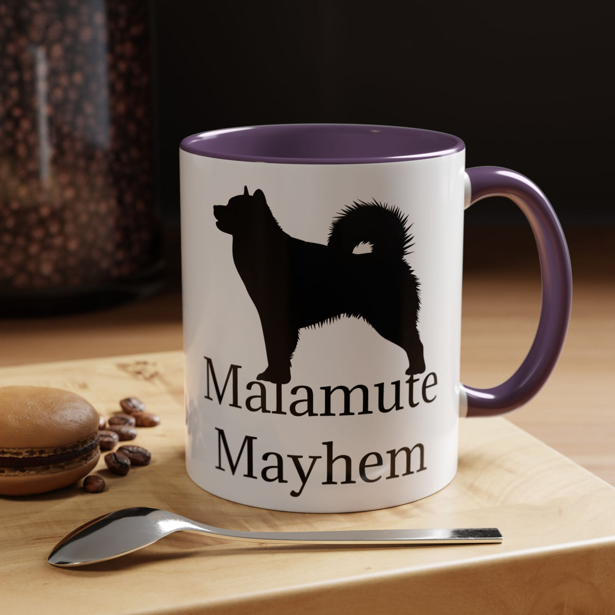 Malamute Mayhem 2-Tone Coffee Mug
