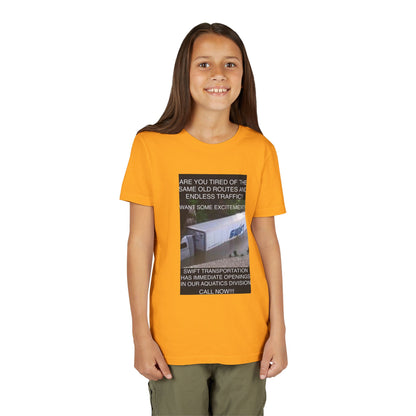 Swift Aquatics Youth Unisex Short Sleeve Crewneck Tee