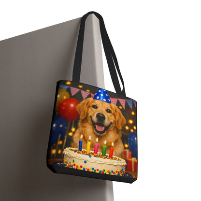 Birthday Buddy Golden Tote Bag