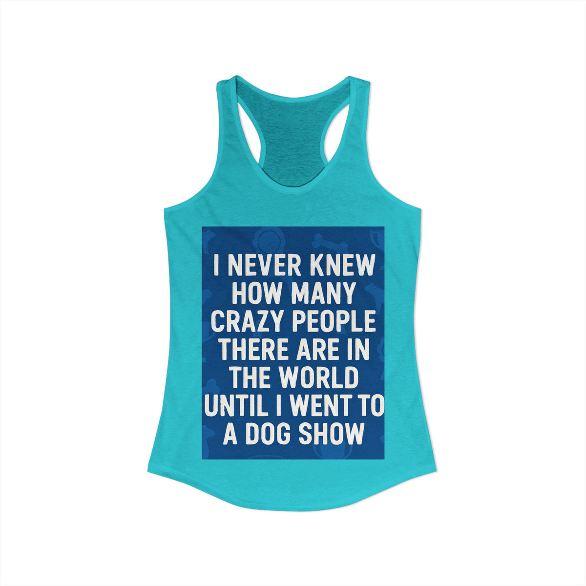 Never Knew Women's Racerback Tank