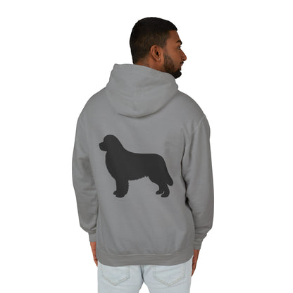 Newfie Silhouette Unisex Lightweight Hoodie