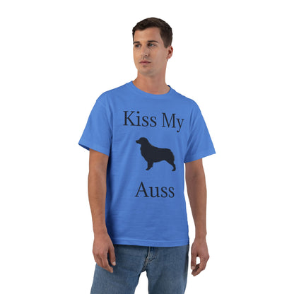 Kiss My Auss Men's Short-Sleeve Crewneck Tee